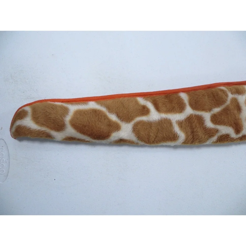 Vintage Giraffe Print‎ Fleece Orange Satin Lined Rifle Shotgun Sock Case Bag 48